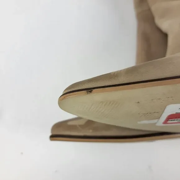 STEVE MADDEN CROFT TAN Women's LEATHER KNEE HIGH BOOTS SIZE 9.5W - Picture 15 of 16